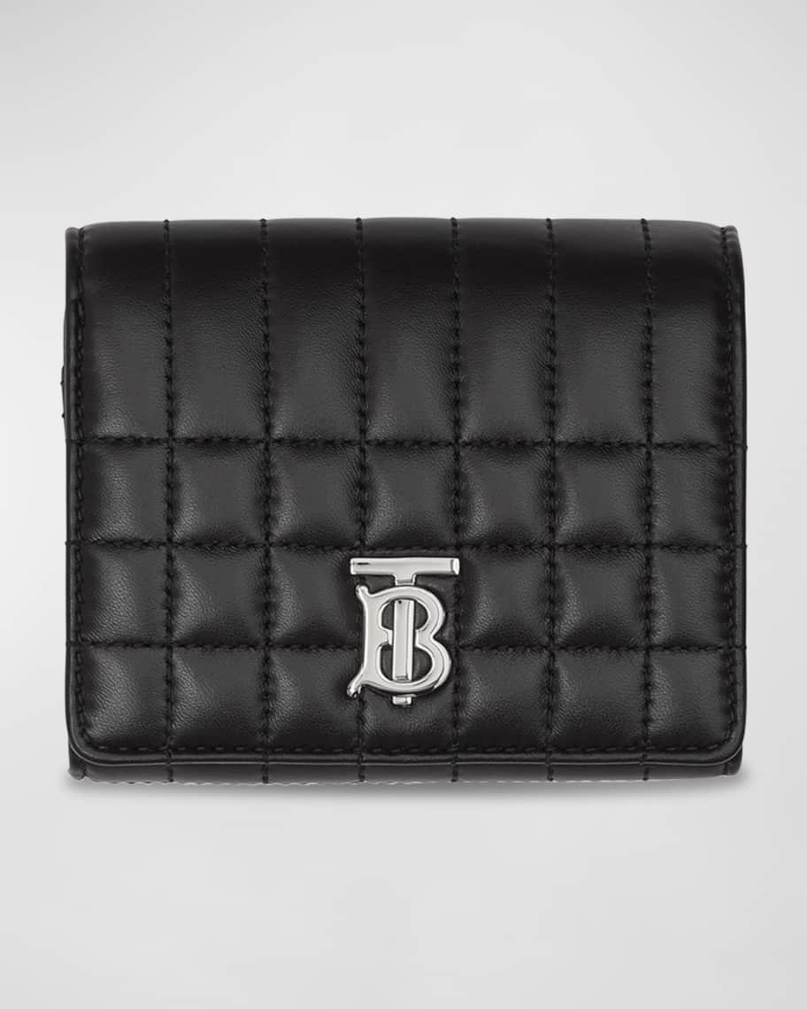 Burberry Lola Quilted Lambskin Leather Belt Bag in Black