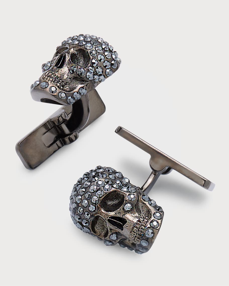 Swarovski skull cufflinks discount