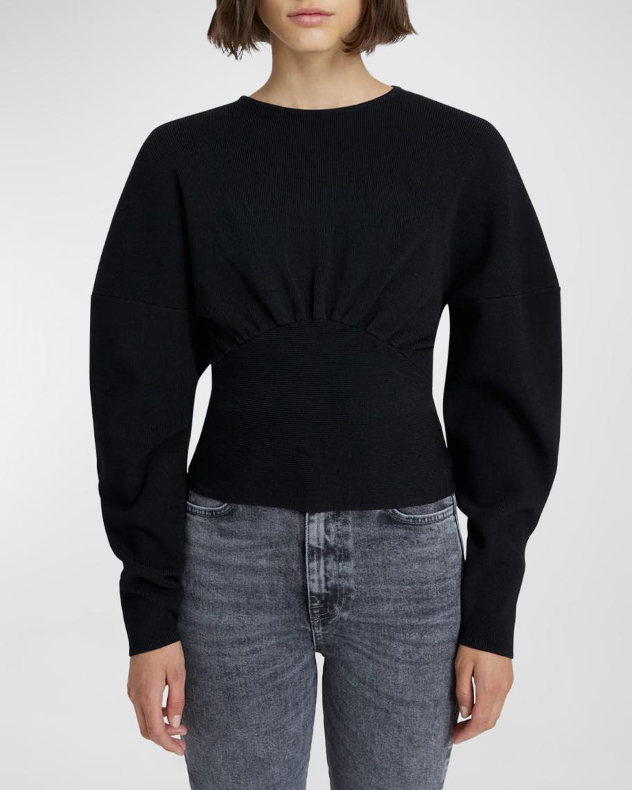 7 for all mankind Bodycon Ribbed Sweater | Neiman Marcus