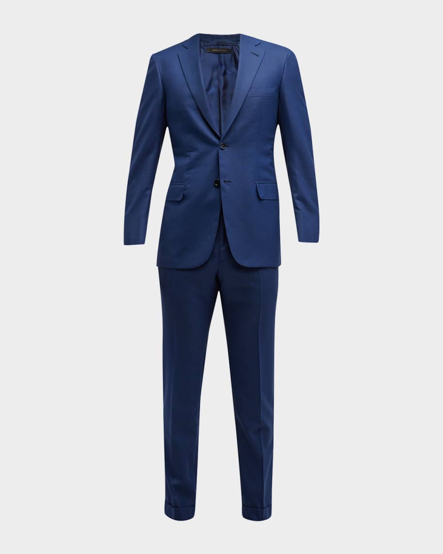 Brioni Men's Virgin Wool TwoPiece Suit Neiman Marcus