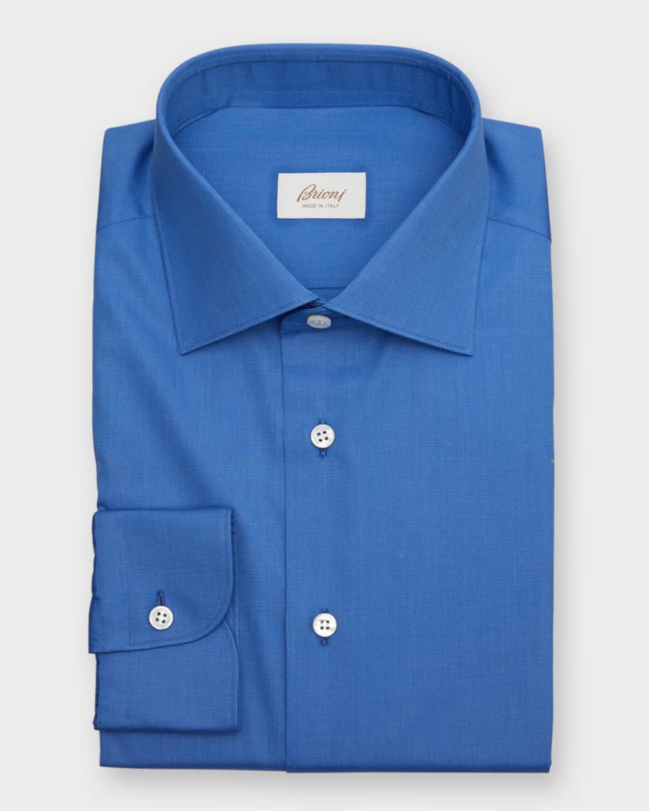 Brioni Men's Cotton Dress Shirt Neiman Marcus