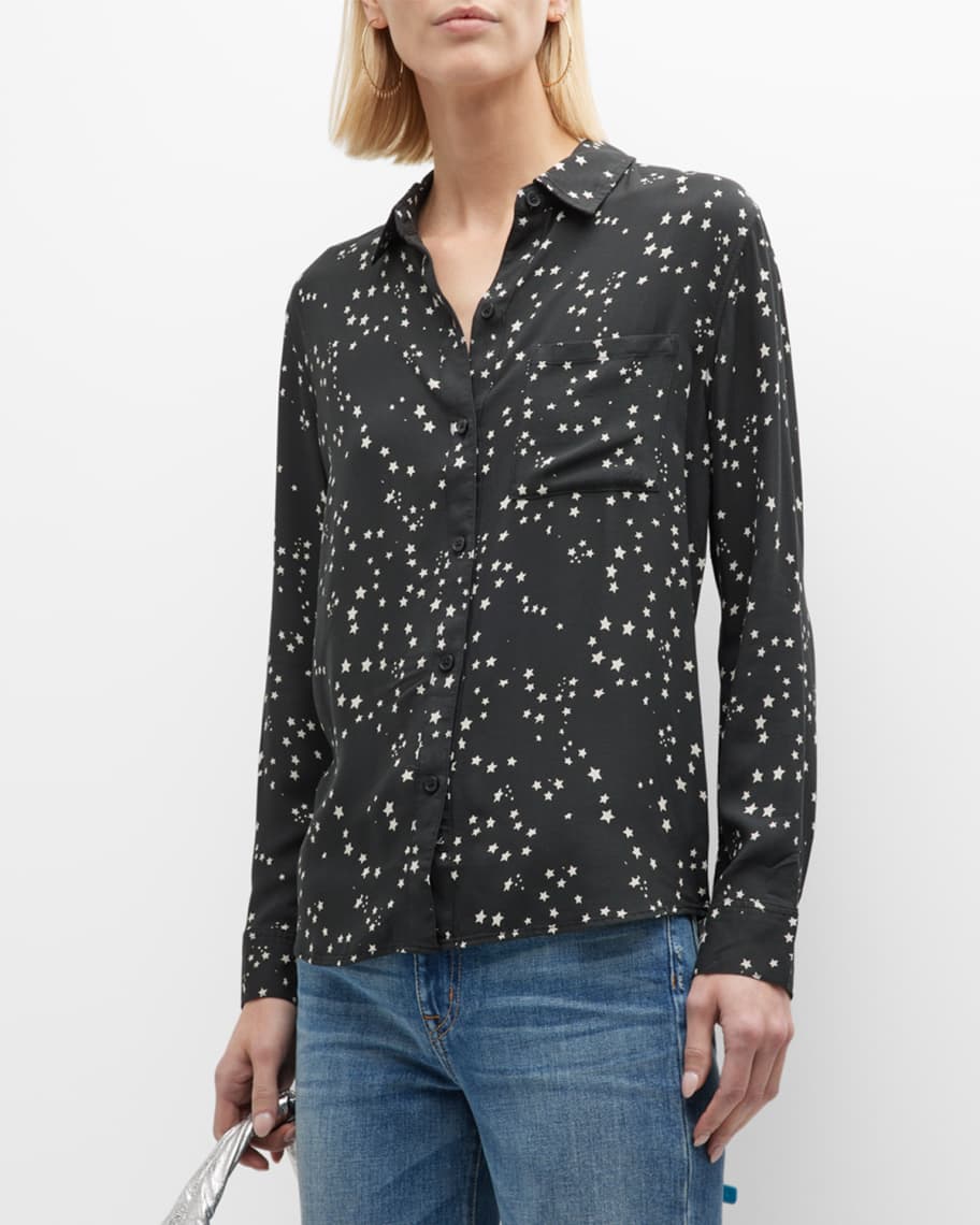 Rails Constellation Rocsi Button-Front Shirt | Neiman Marcus