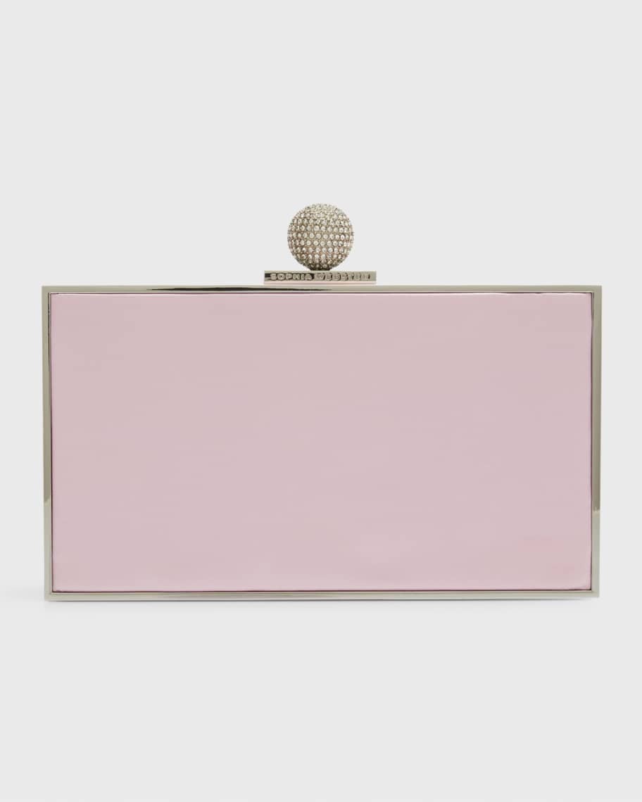 Sophia Webster Clara Embellished Box Clutch Bag | Neiman Marcus