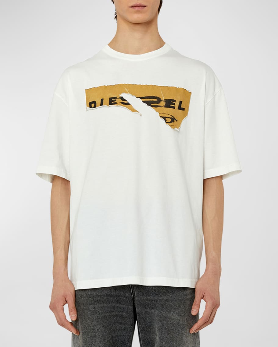 Diesel Men's T-Wash-Poff Printed Patch T-Shirt | Neiman Marcus