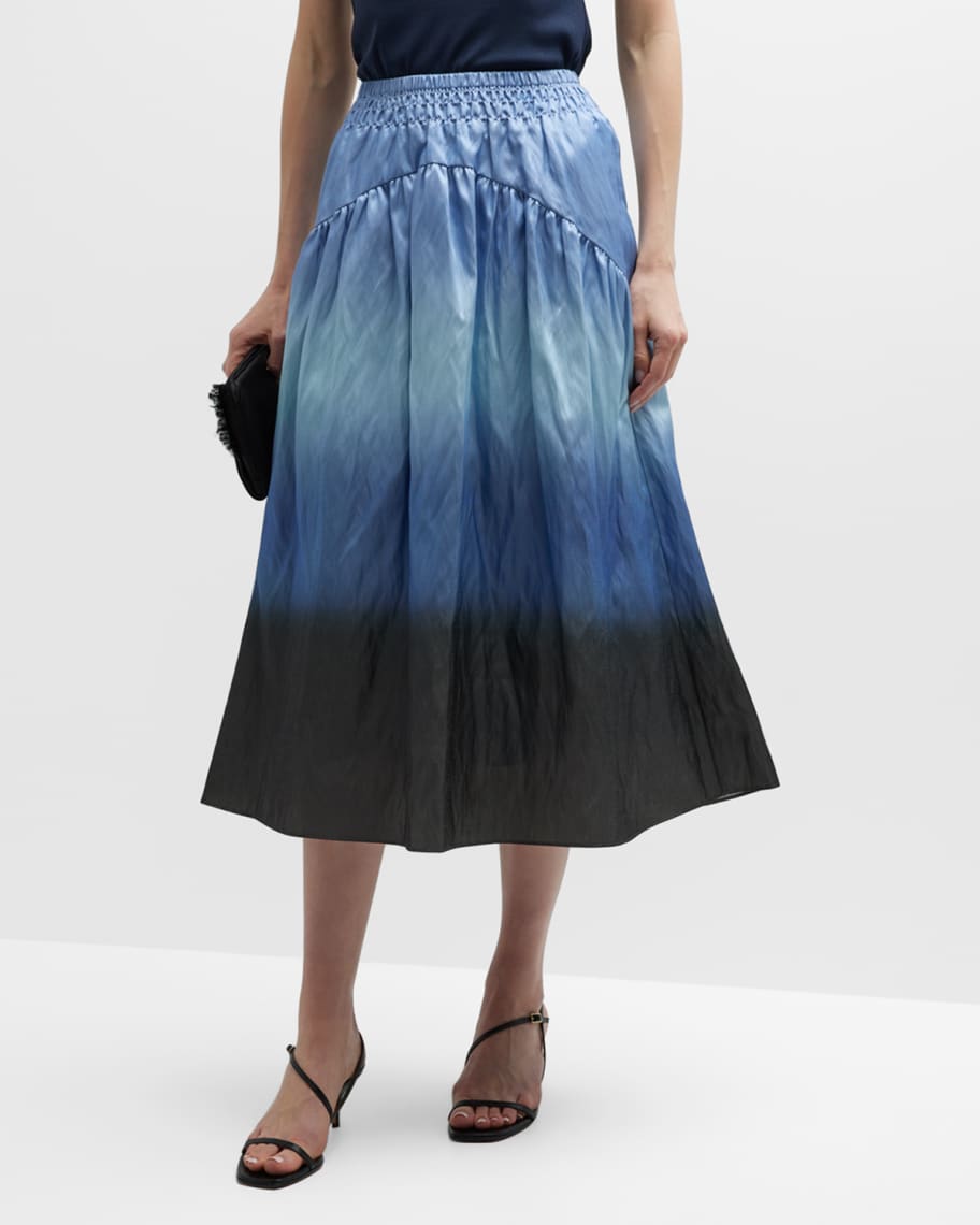 Burberry blue ombre skirt online