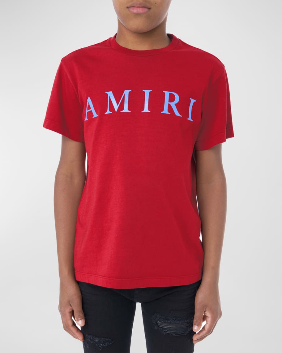 Amiri Logo T-shirt in Red