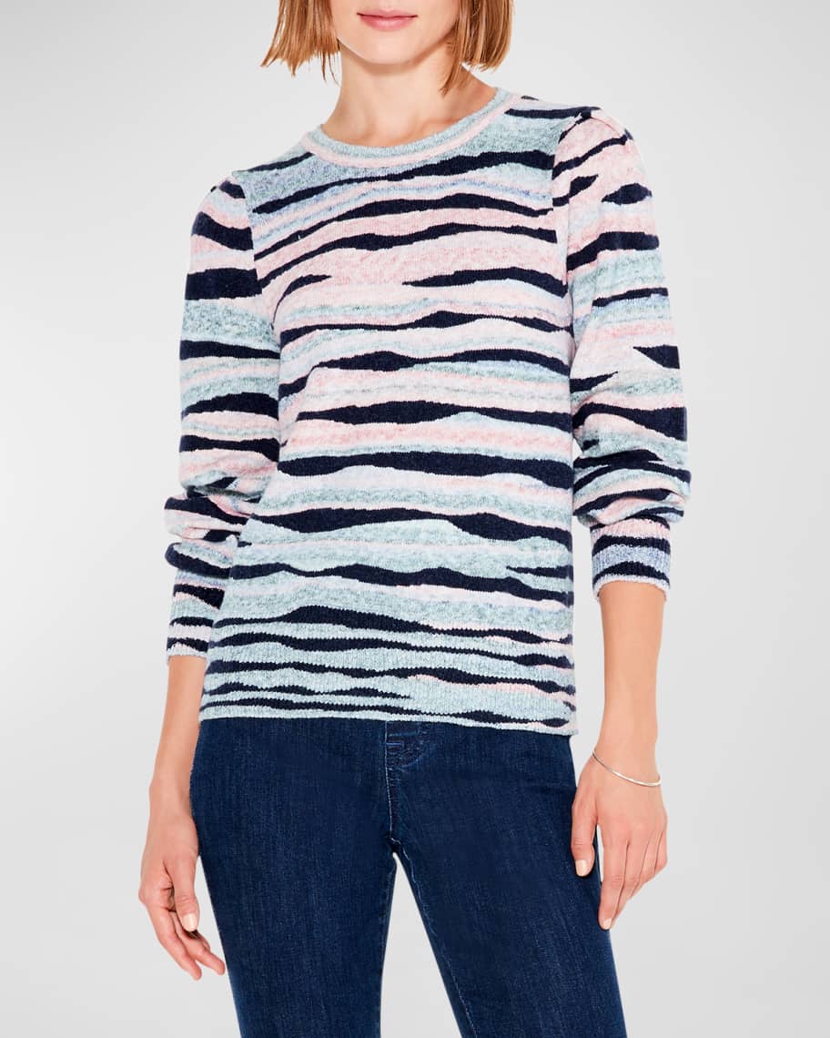 Natori Cashmere Blend Flat Knit Sweater Tights Medium Gray Heather