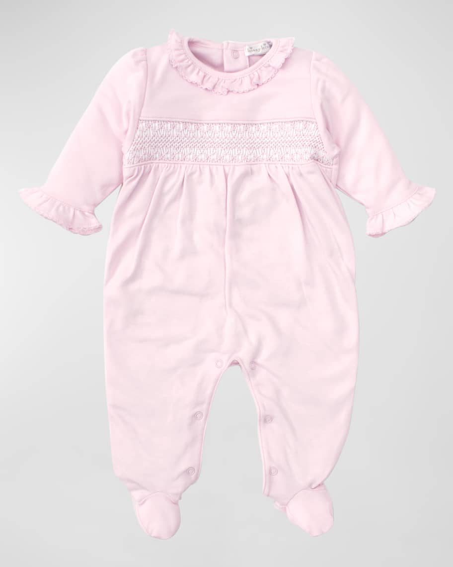 Kissy Kissy Girl's CLB Charmed Smocked Footie, Size Newborn6M Neiman