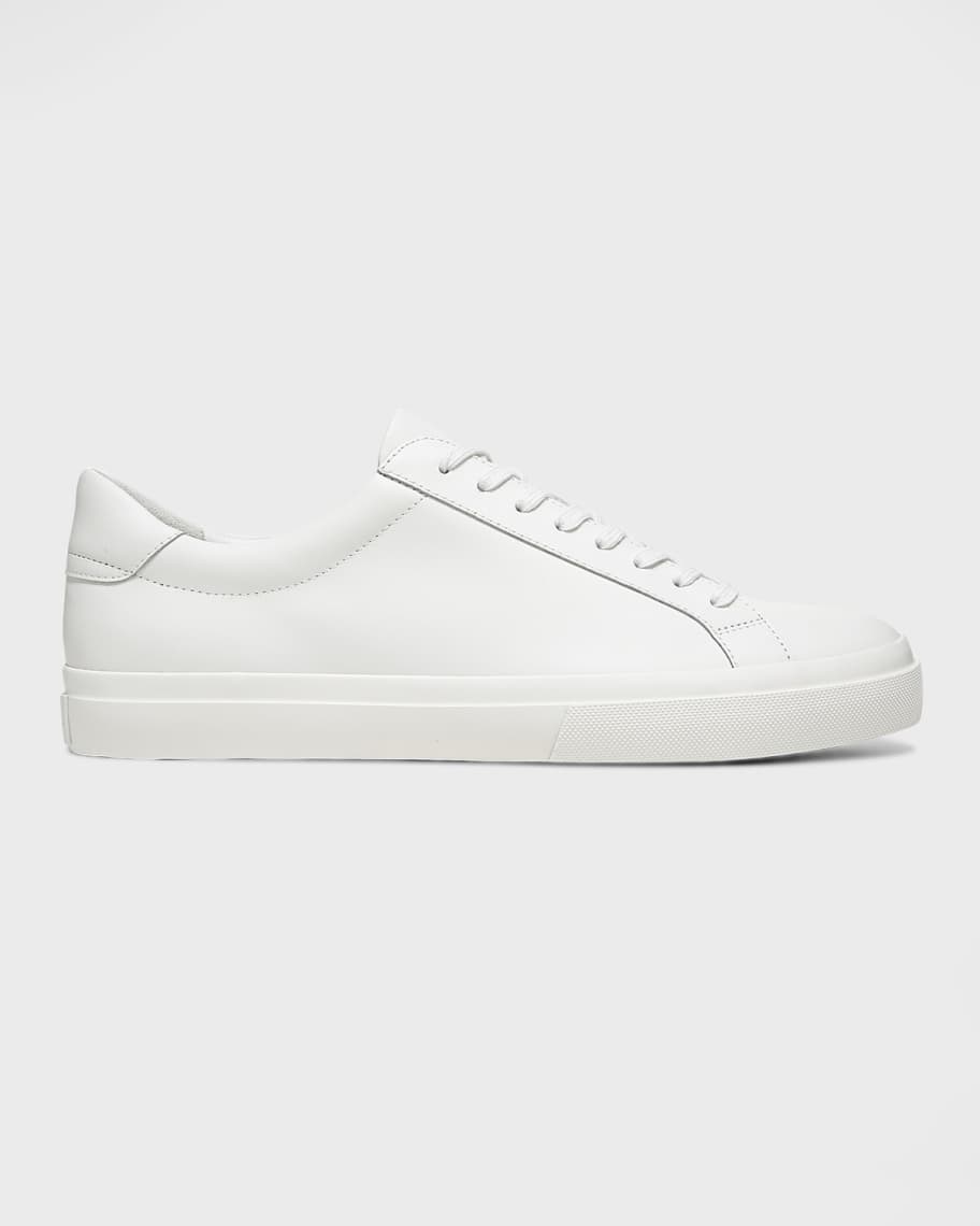 Vince Men's Fulton Solid Leather Low-Top Sneakers | Neiman Marcus