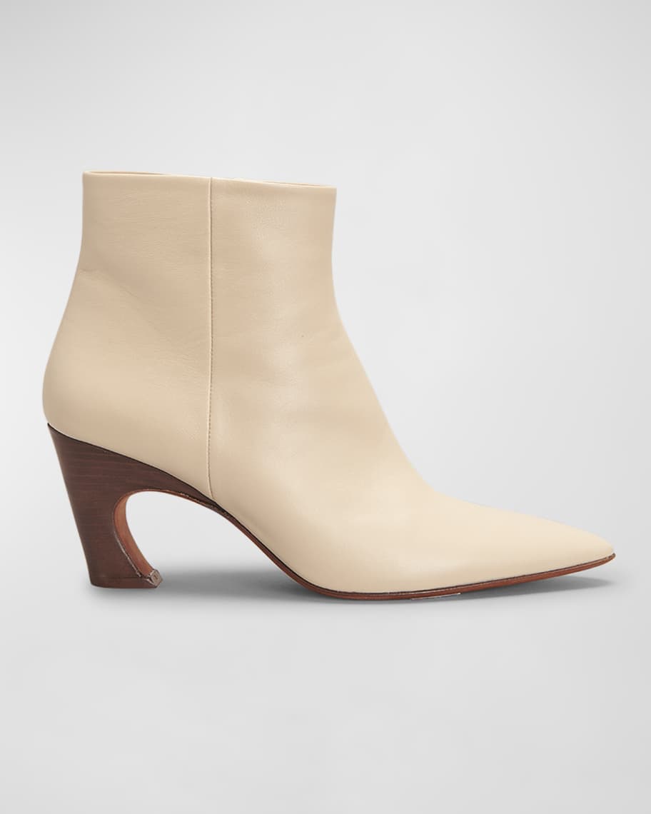 Chloe Oli Leather Ankle Booties | Neiman Marcus