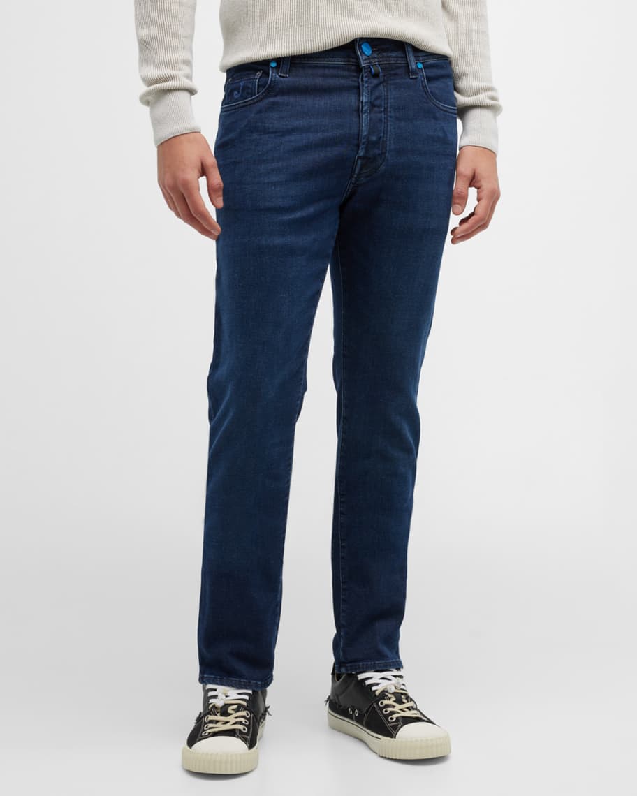 Jacob Cohen Men's Stretch Denim 5-Pocket Jeans | Neiman Marcus