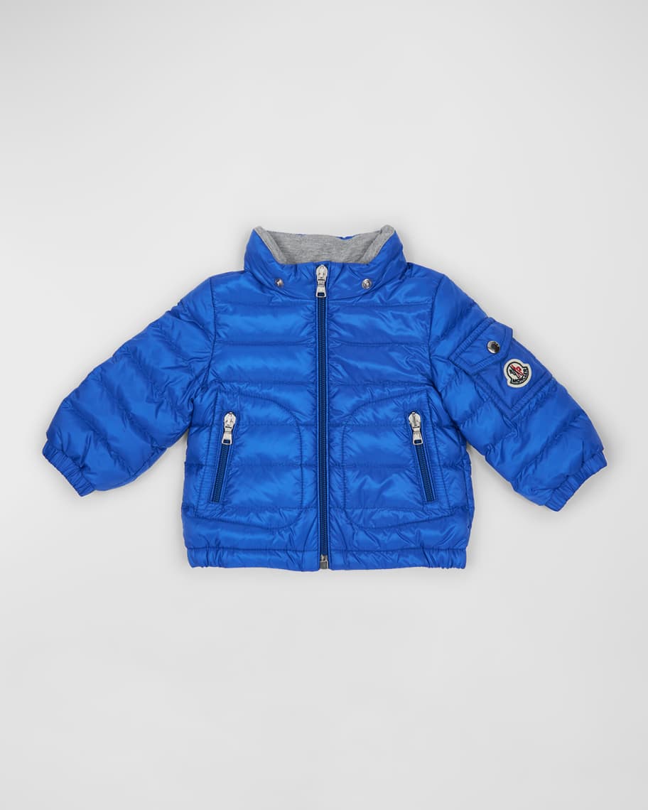 Moncler Boy's Lauros Puffer Jacket, Size 12M-3 | Neiman Marcus