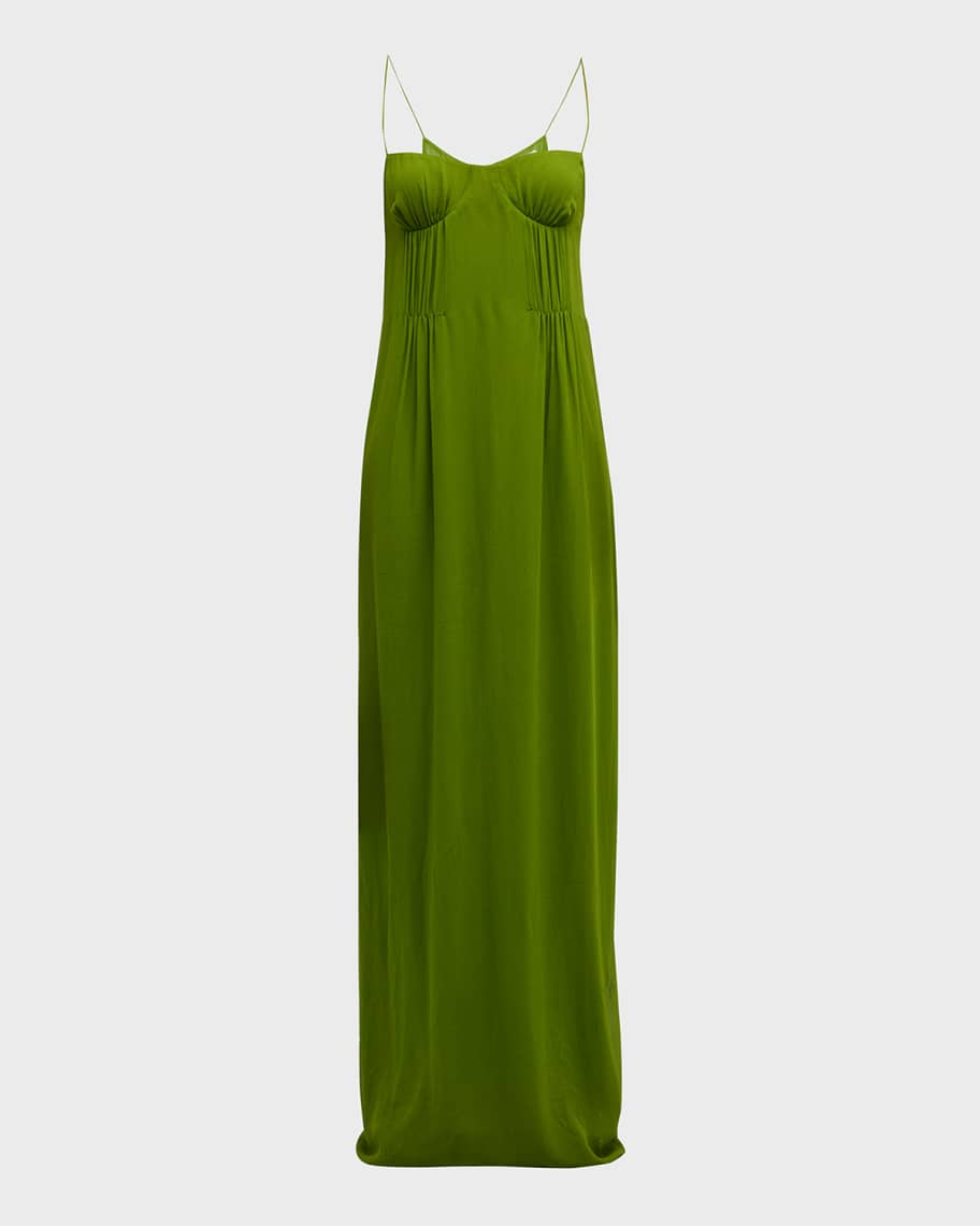 Christopher Esber Balconette Chiffon Bra Dress | Neiman Marcus