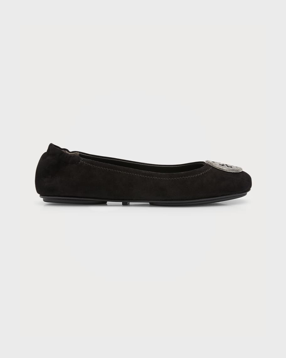 Tory burch minnie suede hot sale