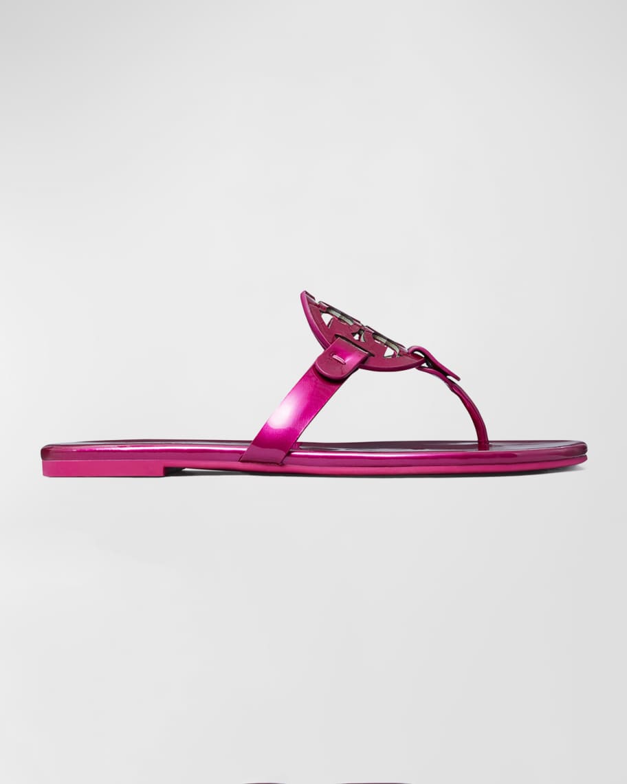 Tory Burch Miller Soft Medallion Thong Sandals | Neiman Marcus