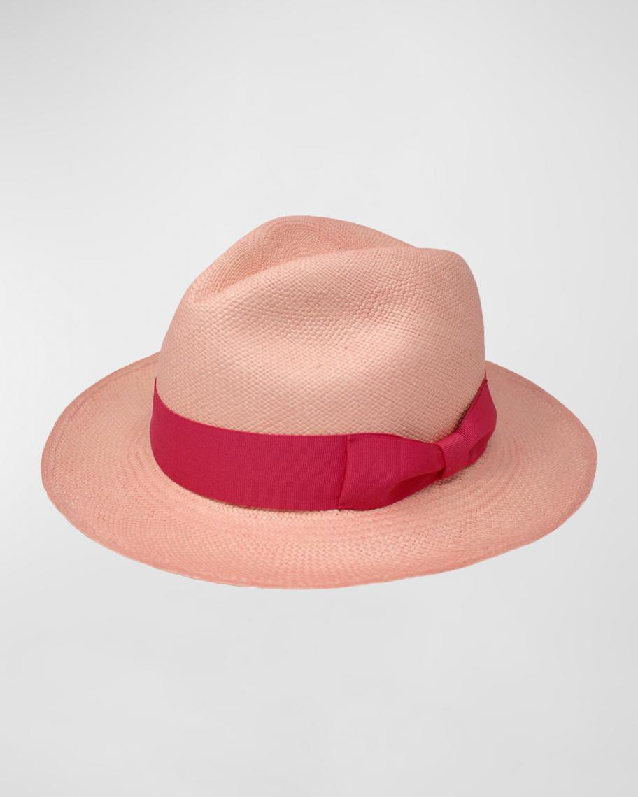 Sensi Studio Panama Hat With Italian Bow Band | Neiman Marcus display picture 1