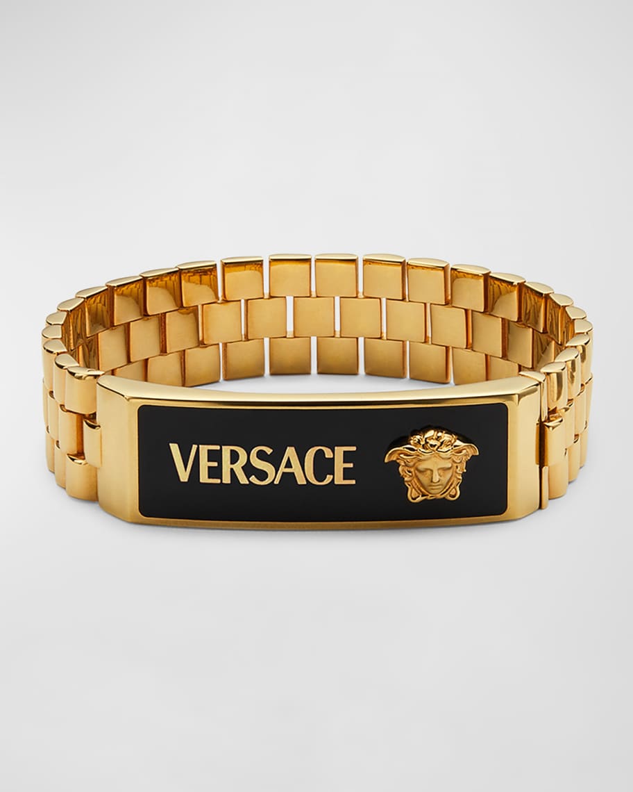 Buy Versace V Logo Ring - Gold At 30% Off