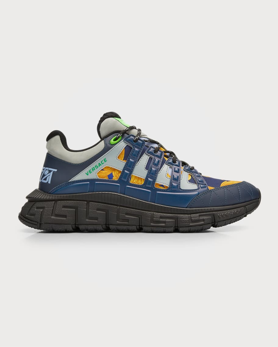 Versace Men s Barocco 660 Trigreca Low Top Sneakers Neiman Marcus