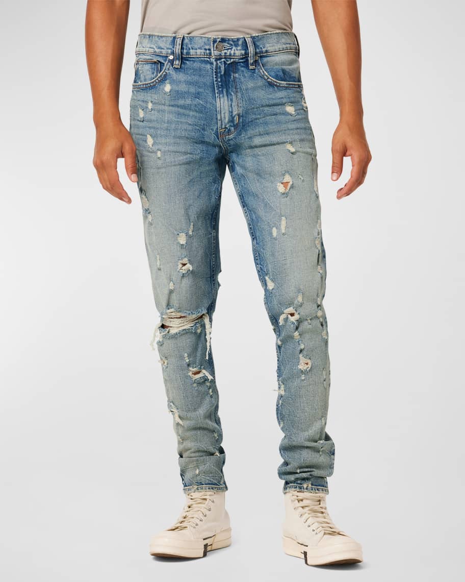 Hudson Men's Zack Destroyed Skinny Jeans
