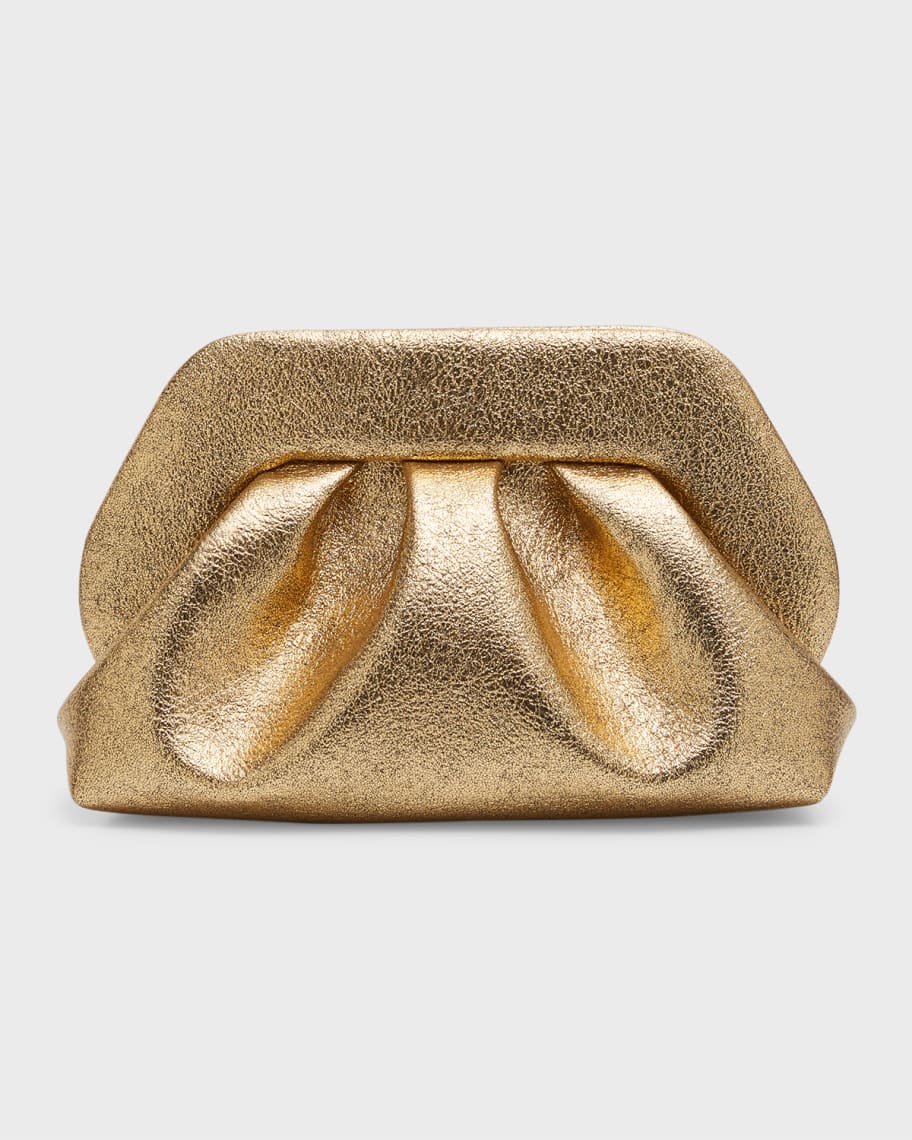 THEMOIRE Tia Laminated Clutch Bag | Neiman Marcus