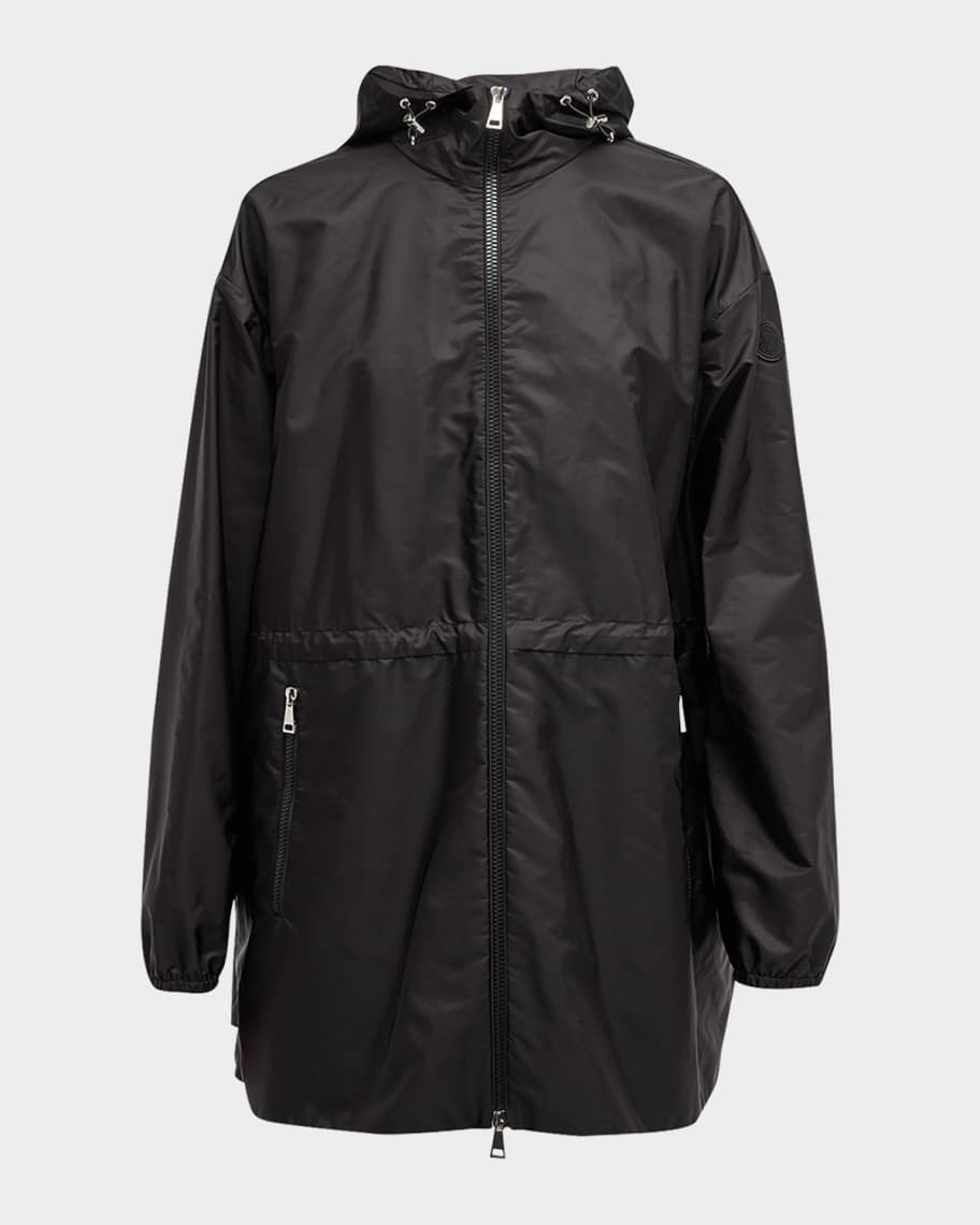 Moncler Wete Parka Jacket with Gathered Waist | Neiman Marcus