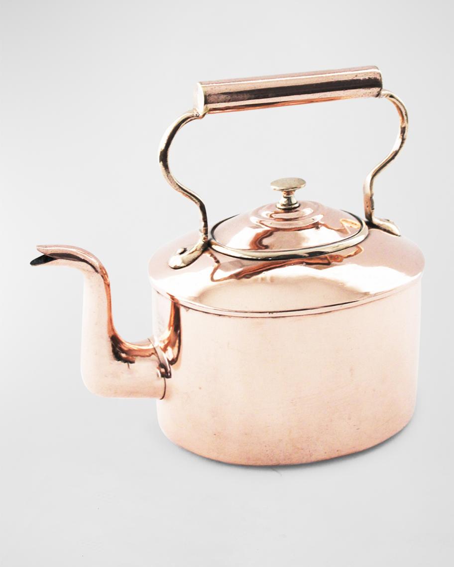 Coppermill Kitchen English Oval Tea Kettle, C.1880