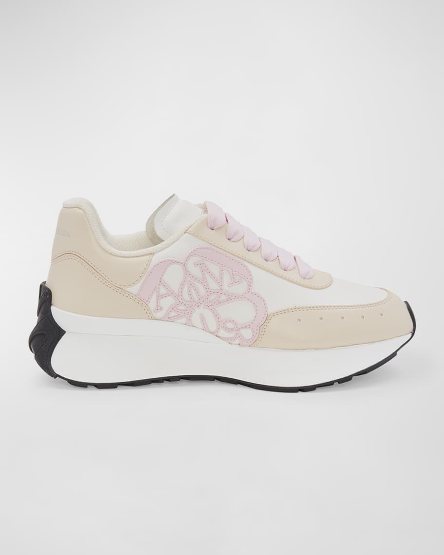 Alexander McQueen Sprint Colorblock Retro Runner Sneakers Neiman Marcus