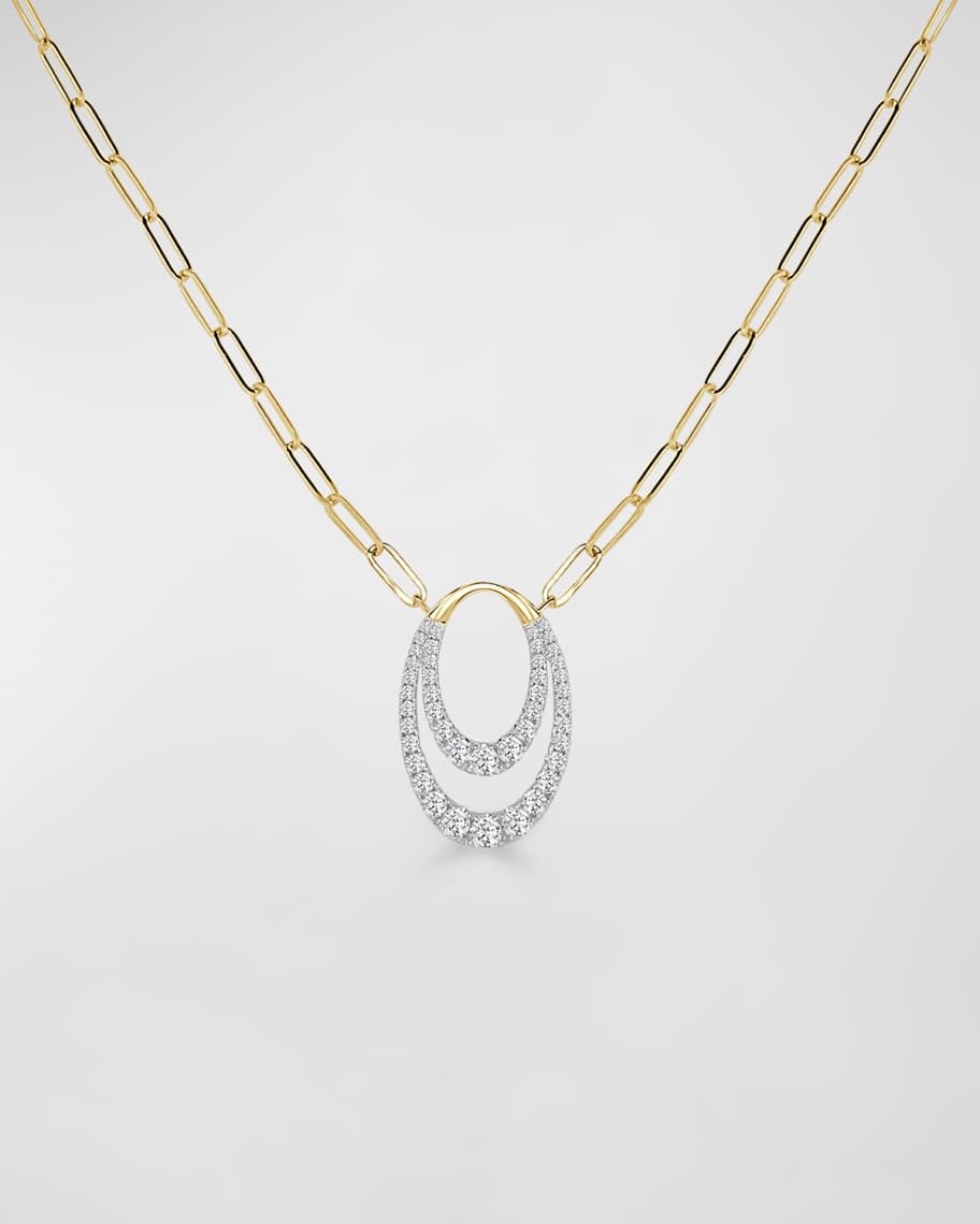 Fred necklace, Tr è fle, gold and diamonds