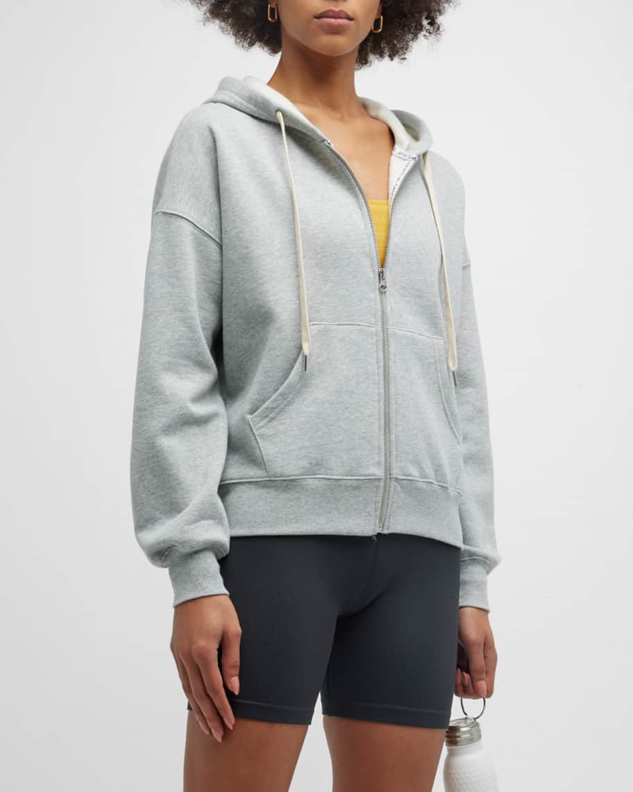 Leyla zip hoodie weekday 2025