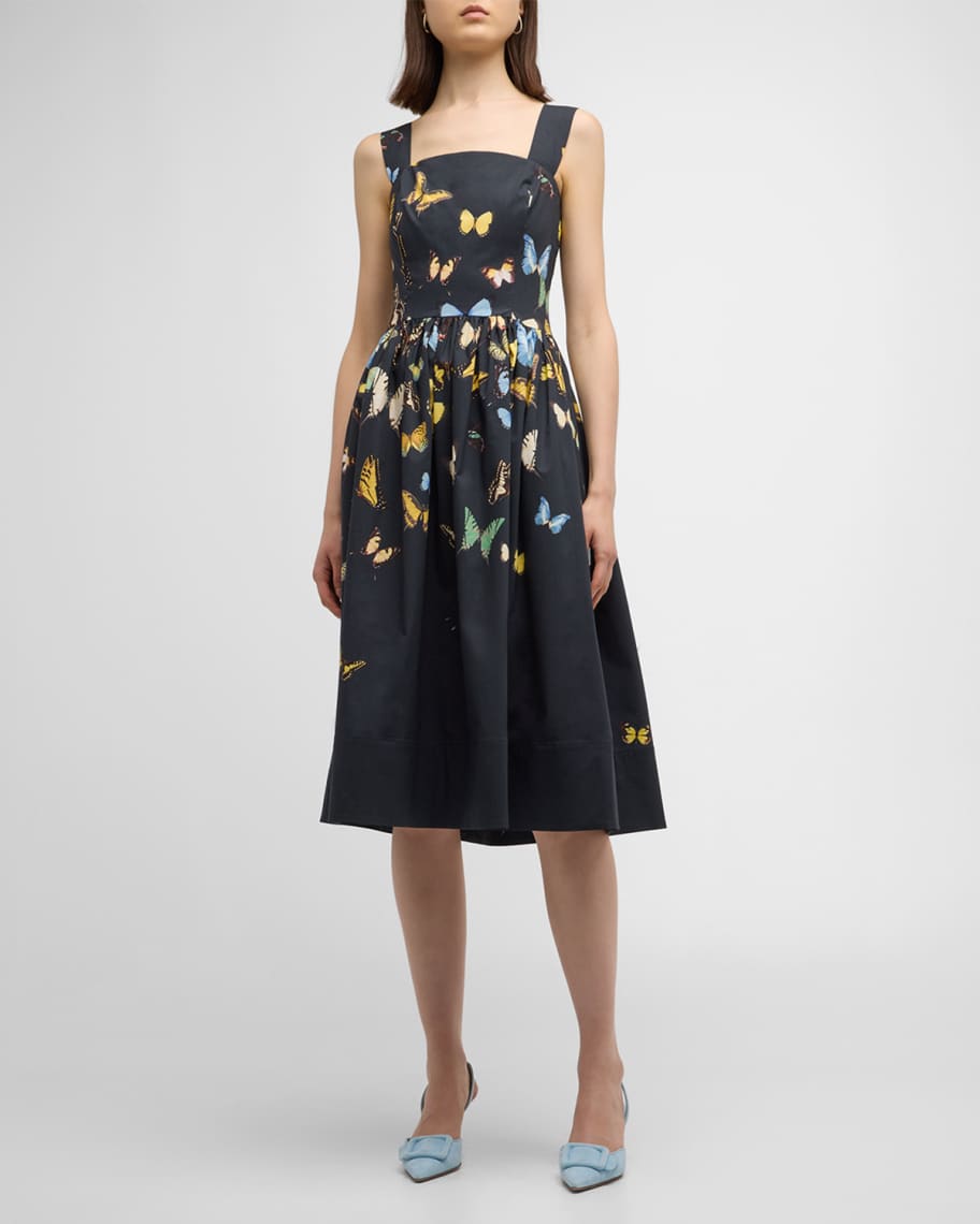 amazon black bodycon dress Mini Butterflies Maxi Dress in Black