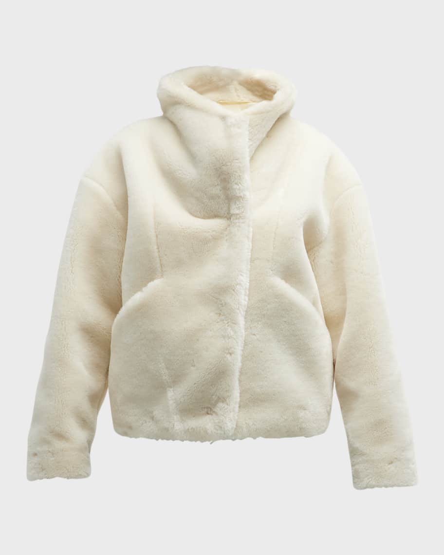 Frame faux fur coat cheap