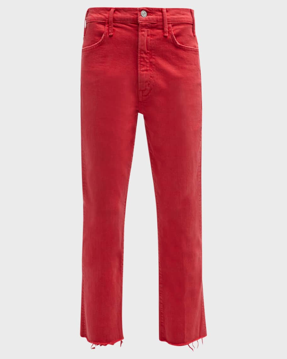 Mother 2025 red jeans