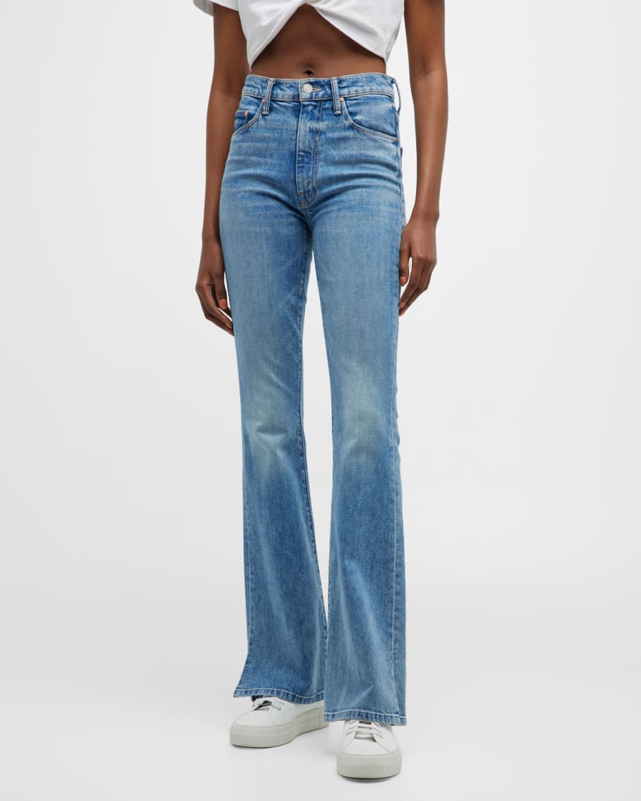 MOTHER The High Waisted Weekender Heel Jeans | Neiman Marcus