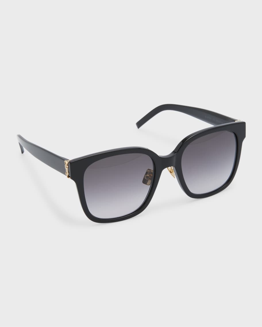 Saint Laurent YSL Square Acetate Sunglasses | Neiman Marcus