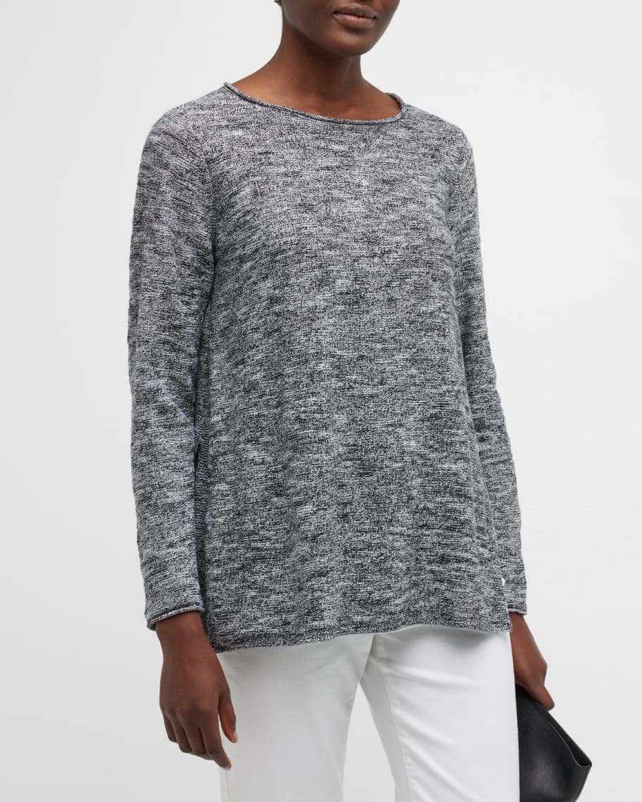Peggy square neck side slit tunic - FINAL SALE