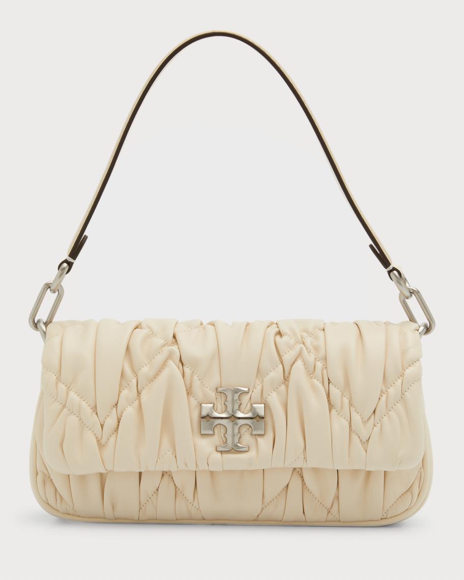 Tory Burch Kira Diamond-Ruched Small Shoulder Bag | Neiman Marcus