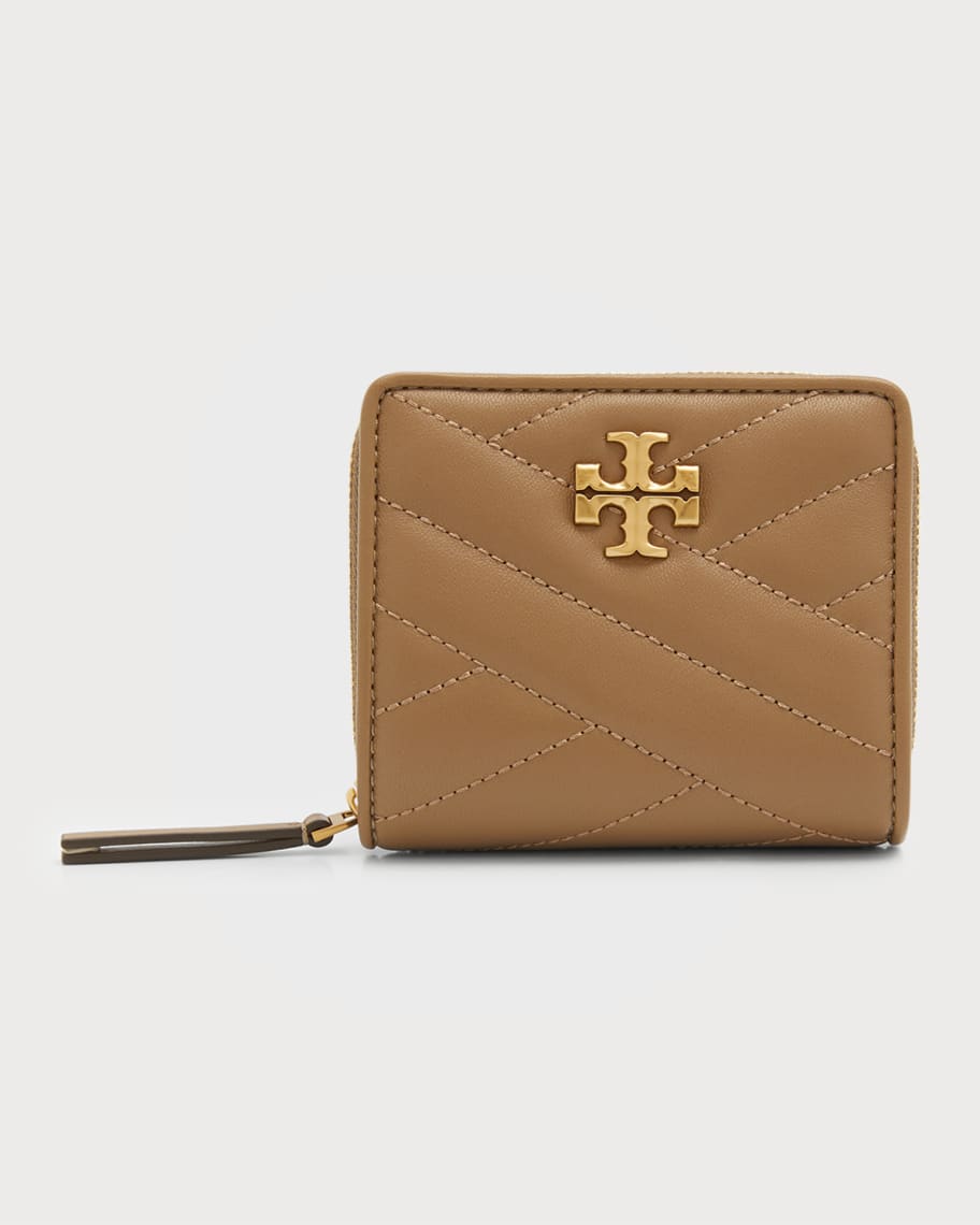 Kira Pebbled Medium Flap Wallet: Women's Designer Wallets | Tory Burch