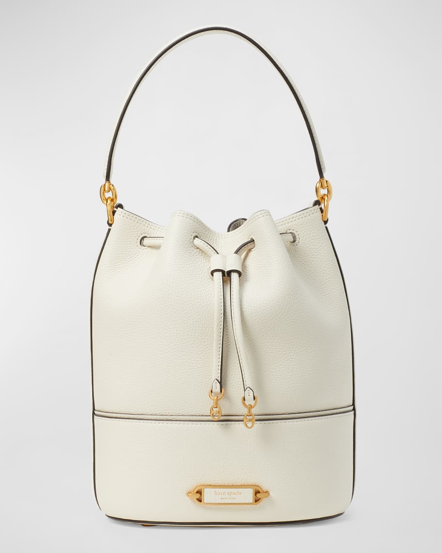 Kate Spade Gramercy Pebbled Leather Medium Belt Bag in White