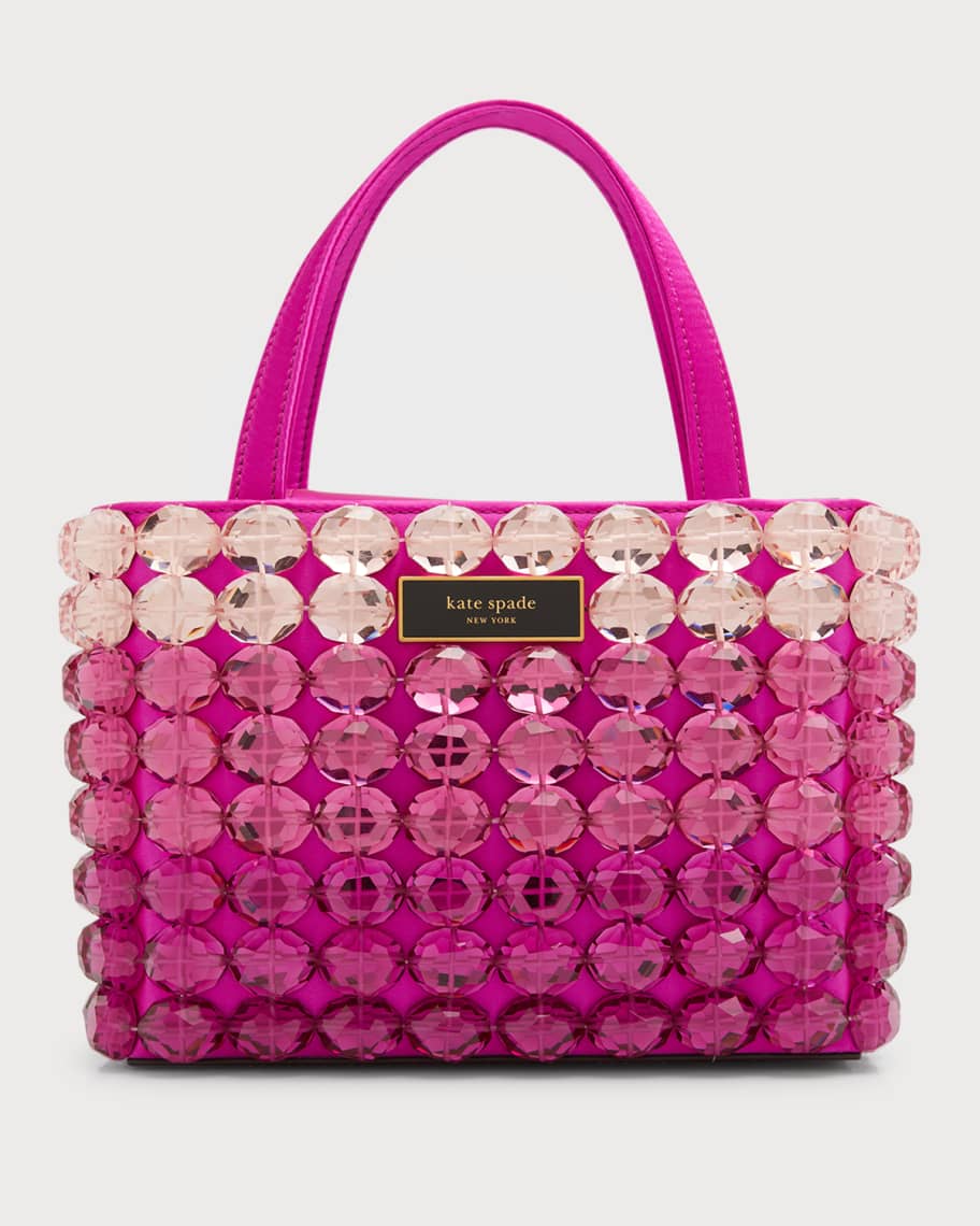 kate spade new york sam icon small candy beaded tote bag
