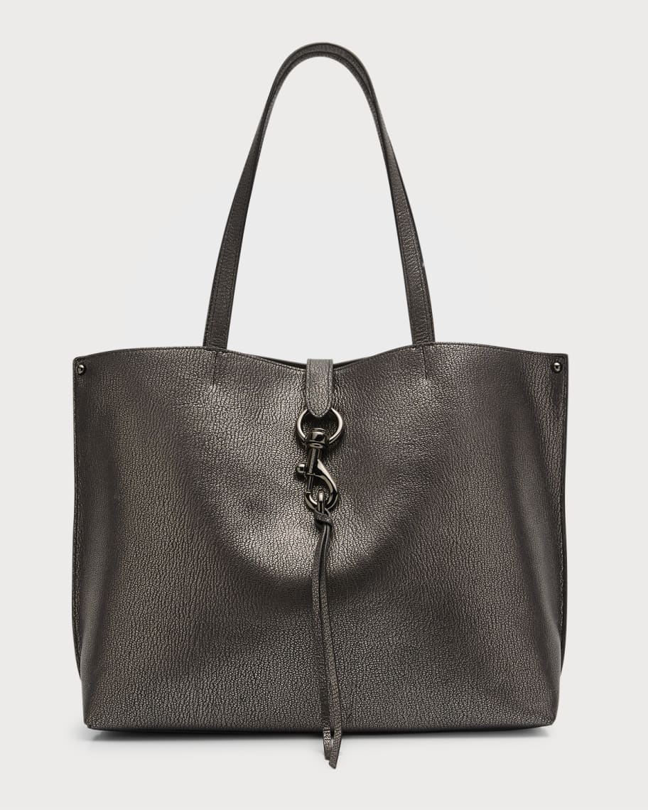 Rebecca Minkoff Megan Metallic Leather Tote Bag | Neiman Marcus