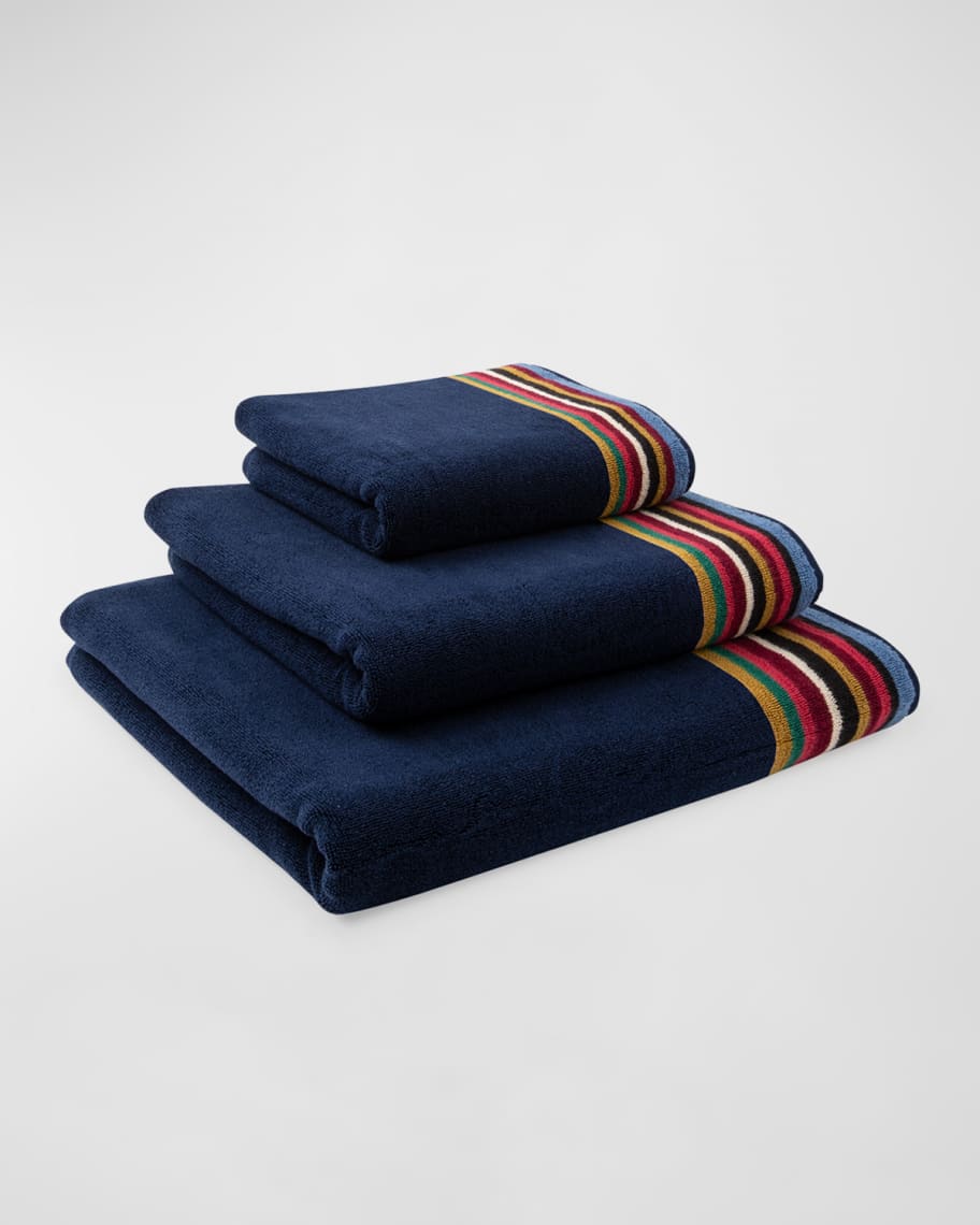 Paul Smith Men's Signature Stripe Luxury 3-Piece Towel Set | Neiman Marcus