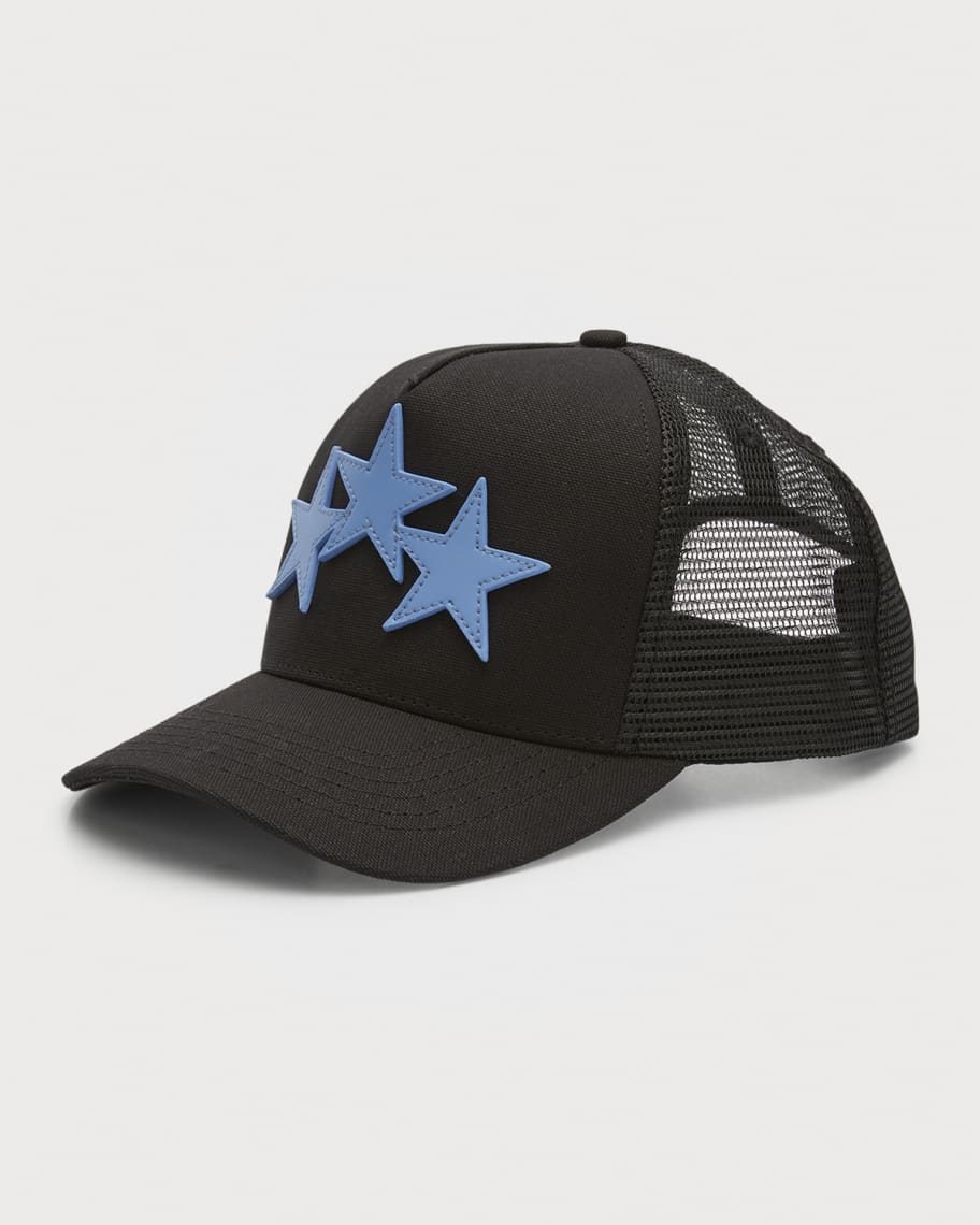 Amiri Men's 3-Star Trucker Hat | Neiman Marcus