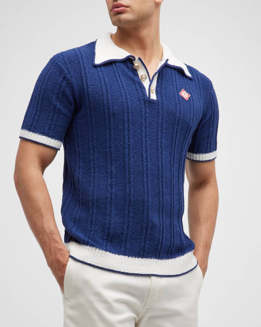 トップス THE RERACS 22SS BANDCOLLAR POLO SHIRT ポロシャツ RERACS REGULAR COLLAR POLO