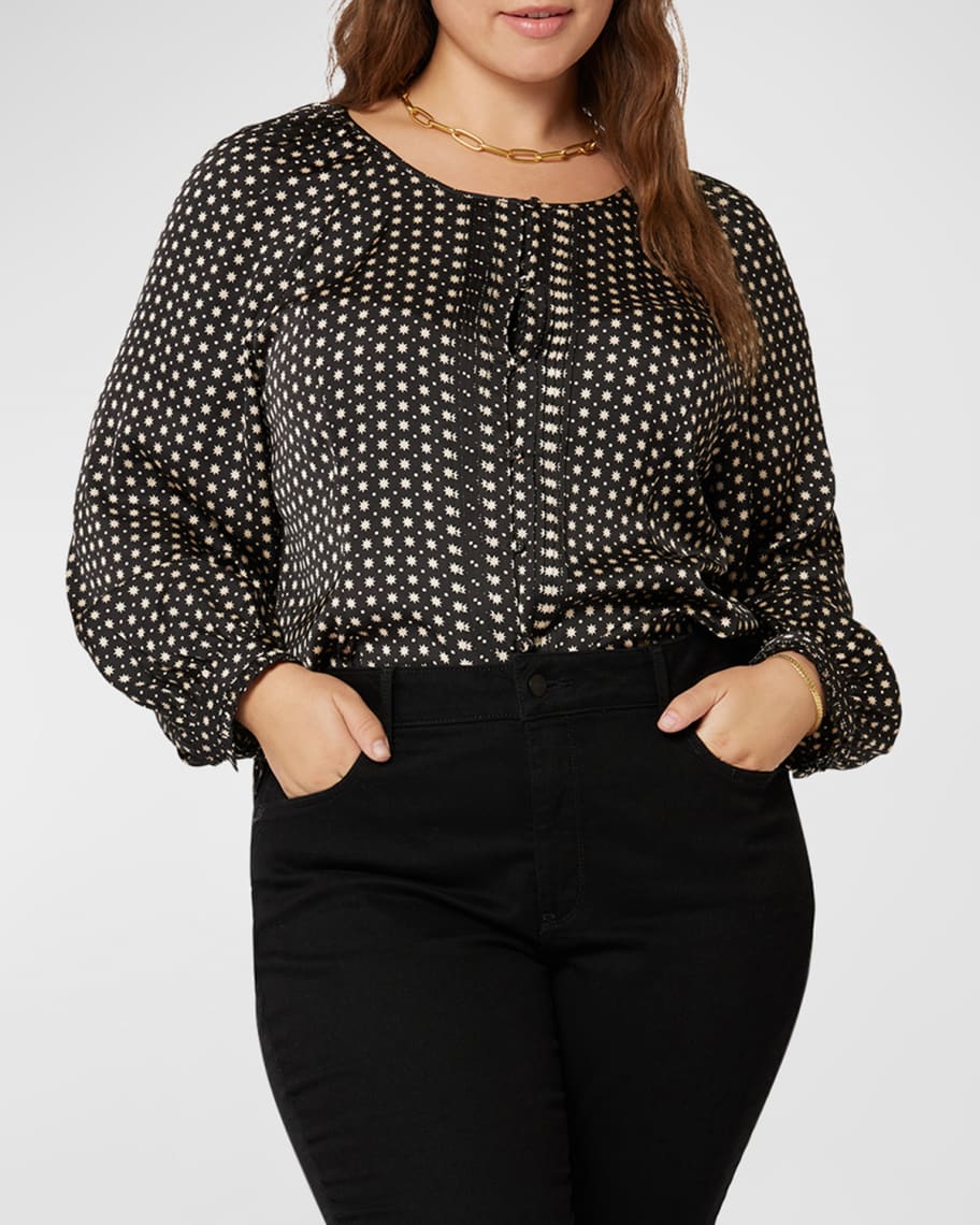JOIE Womens Pocketed Geometric Cap Sleeve Collared Wear To Work Button Up Top