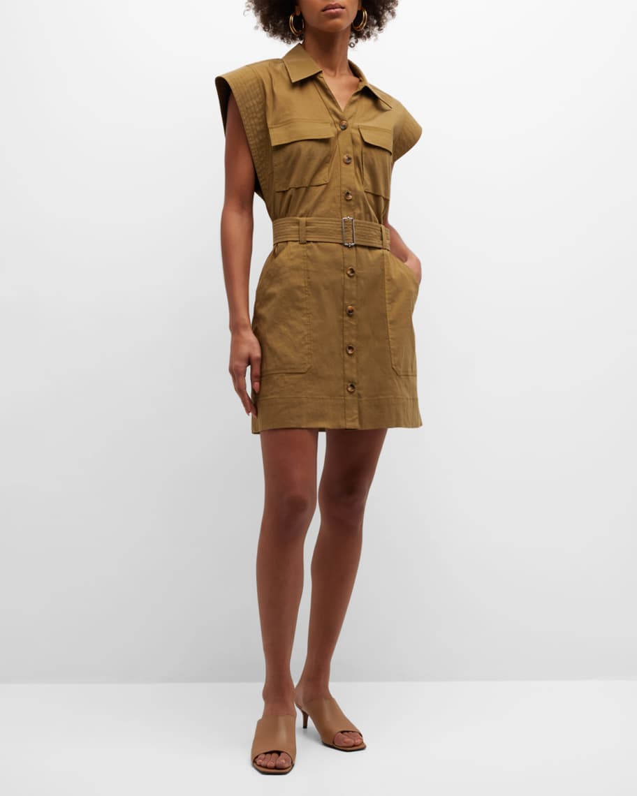 Derek Lam 10 Crosby Satina Sleeveless Shirt Dress - Bergdorf Goodman