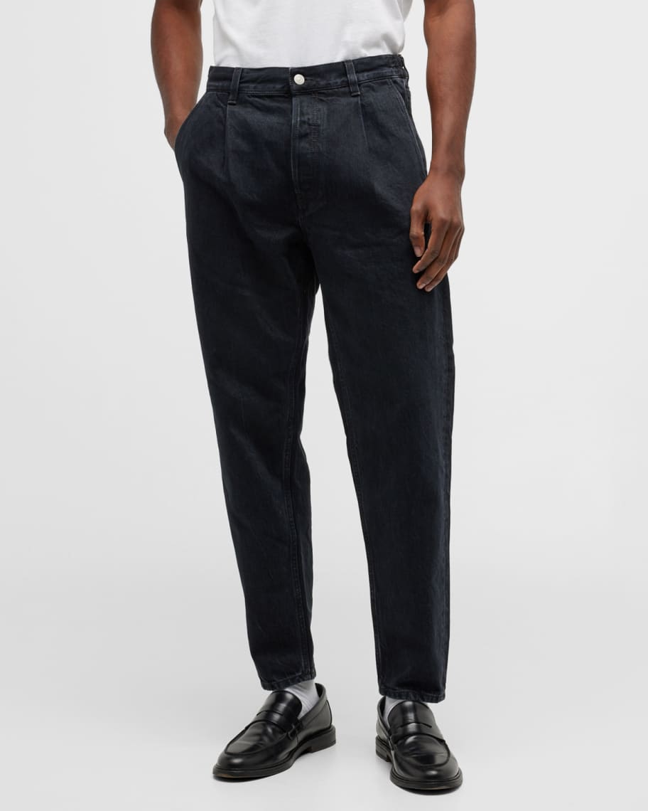 le PERE Men's Pleated Jeans les Jours Neiman Marcus