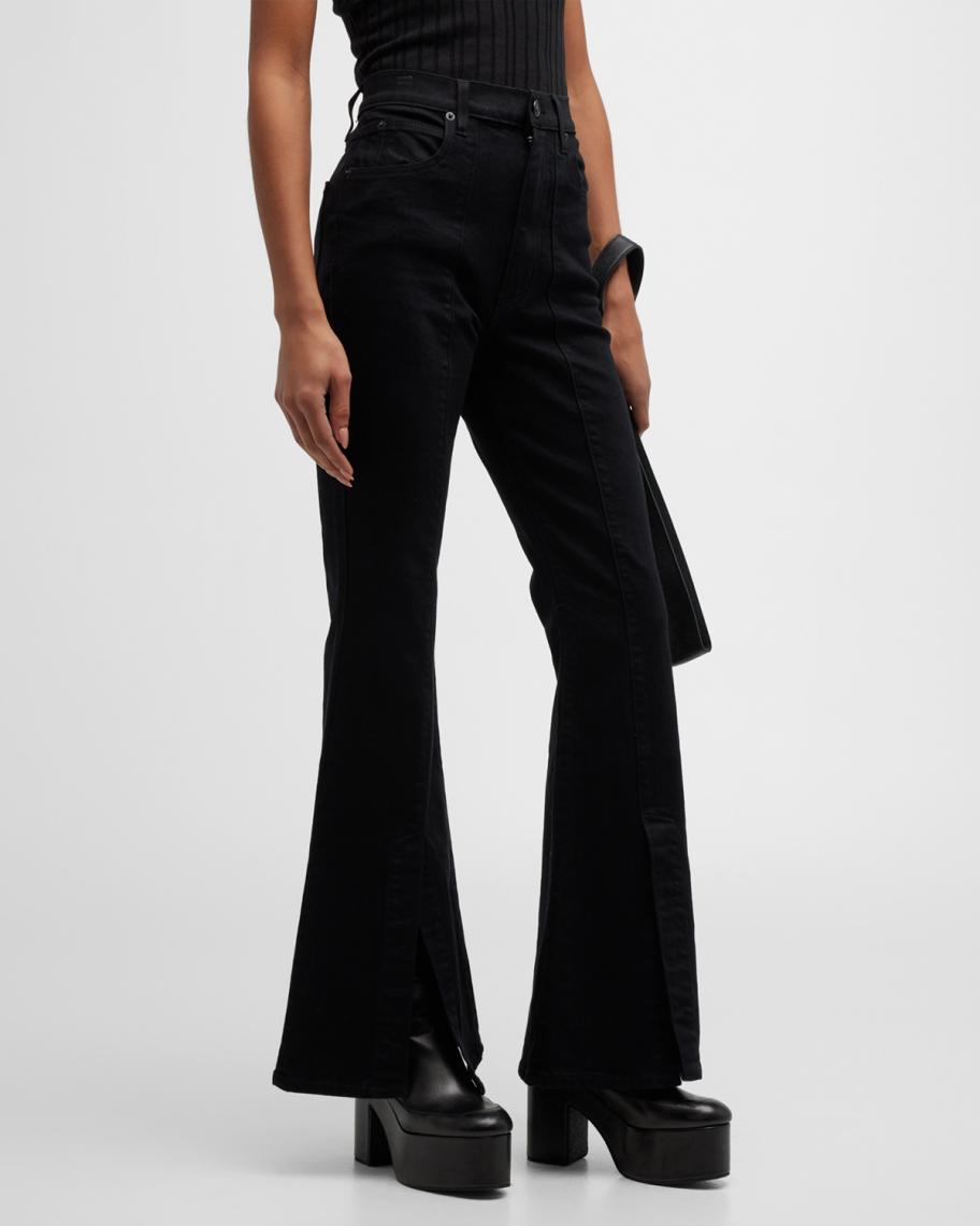 Split Hem Jeans