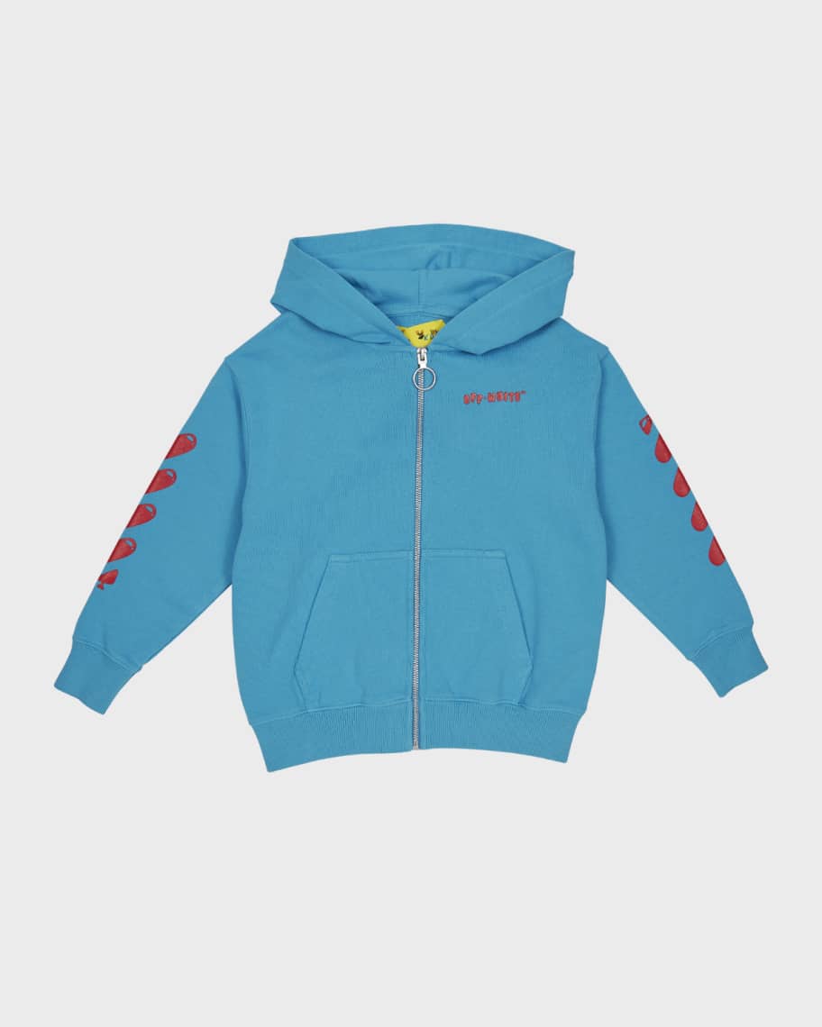 Off white turquoise discount hoodie