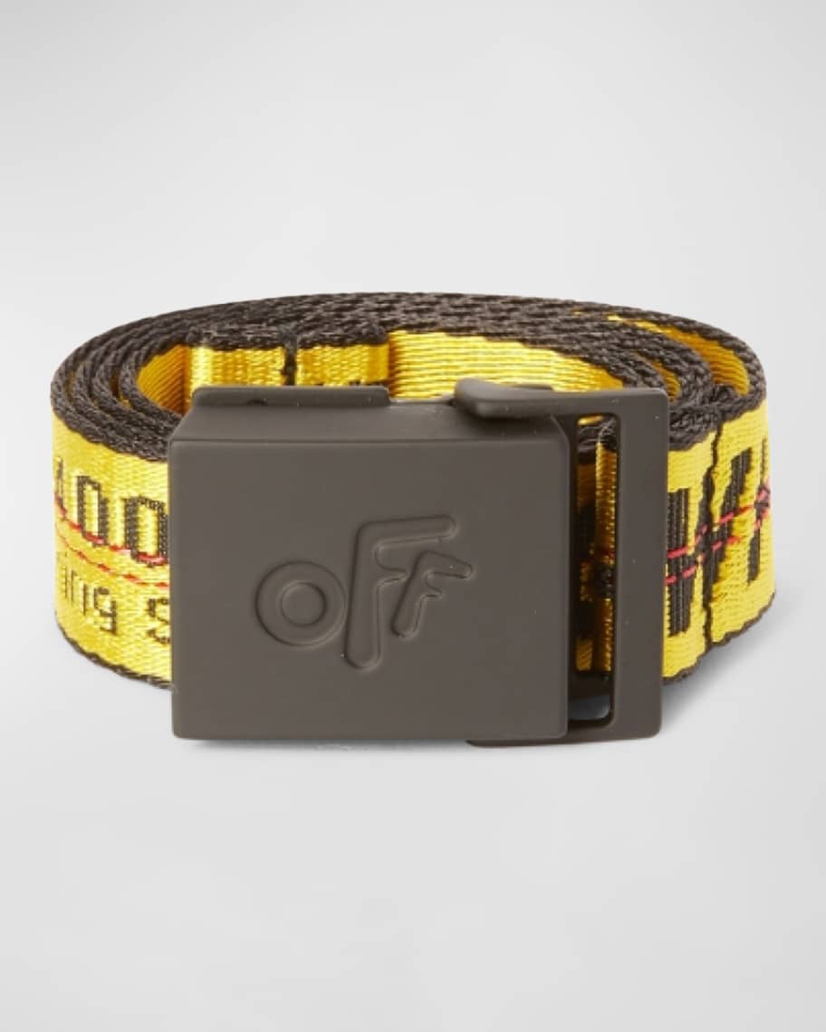 Off White Kid s Classic Industrial Belt Neiman Marcus