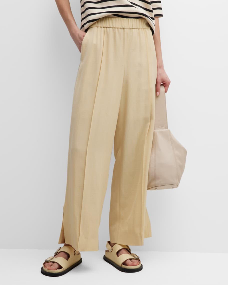 PULL ON PANT WITH SIDE SLIT - JQM